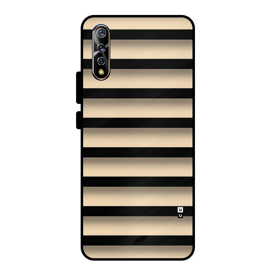 Shadow Stripes Metal Back Case for Vivo S1