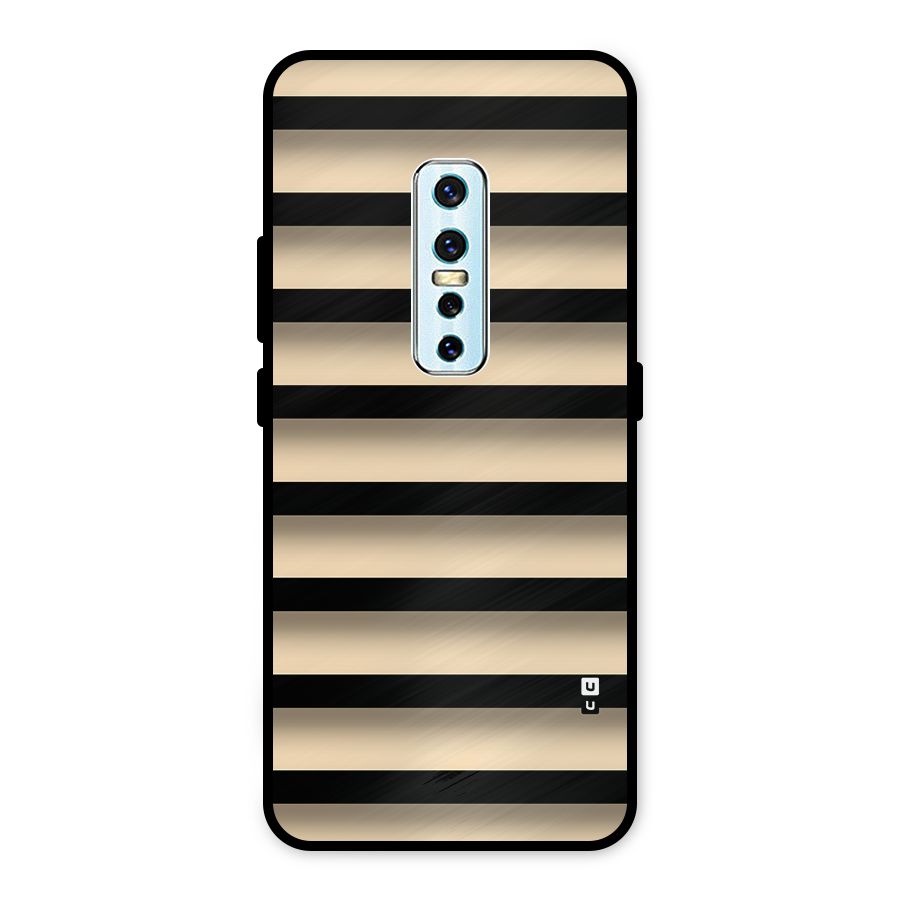 Shadow Stripes Metal Back Case for Vivo V17 Pro