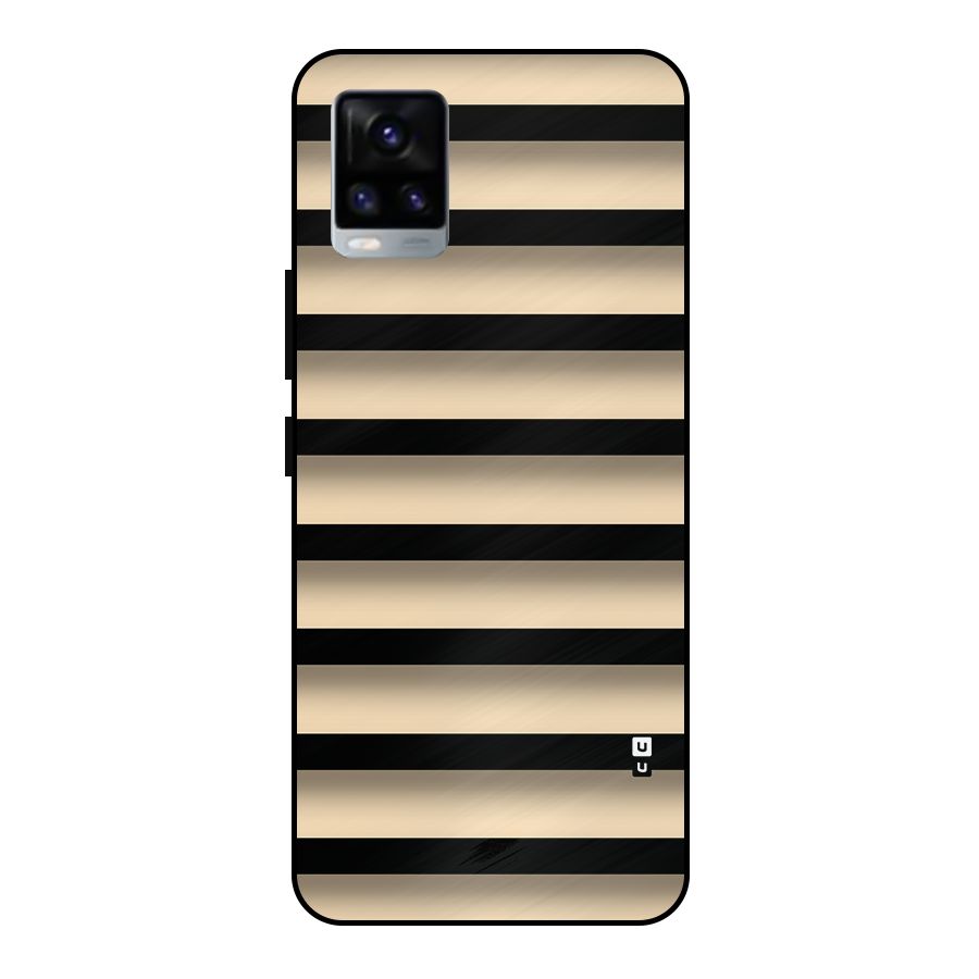 Shadow Stripes Metal Back Case for Vivo V20