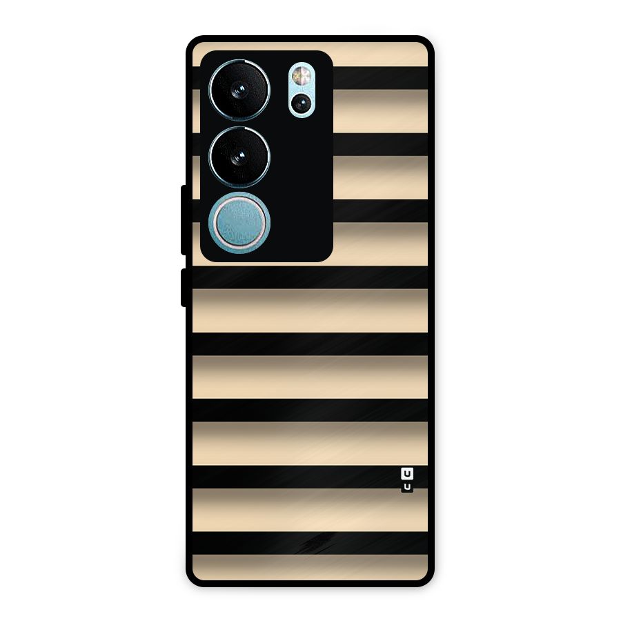 Shadow Stripes Metal Back Case for Vivo V29