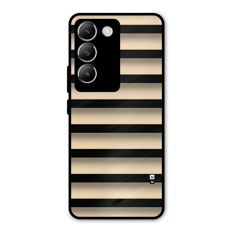 Shadow Stripes Metal Back Case for Vivo Y200e