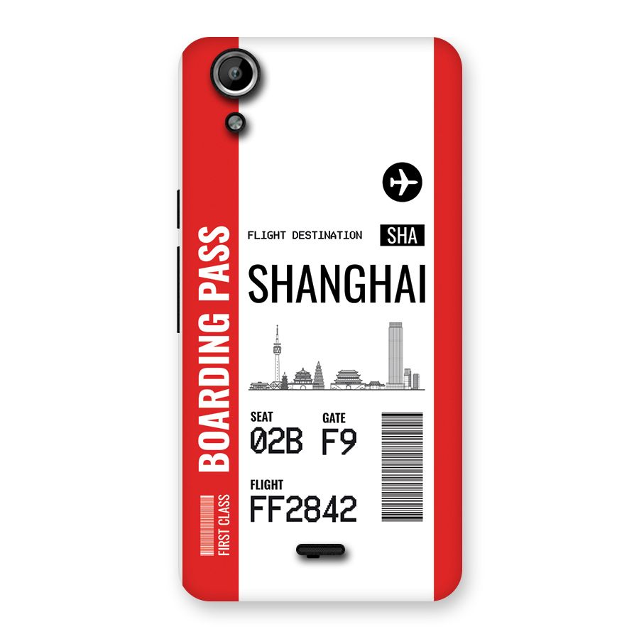 Shanghai Boarding Pass Back Case for Canvas Selfie Lens Q345