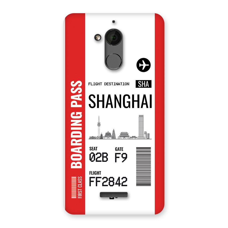 Shanghai Boarding Pass Back Case for Coolpad Note 5