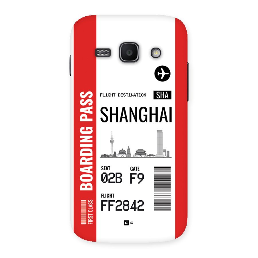 Shanghai Boarding Pass Back Case for Galaxy Ace3