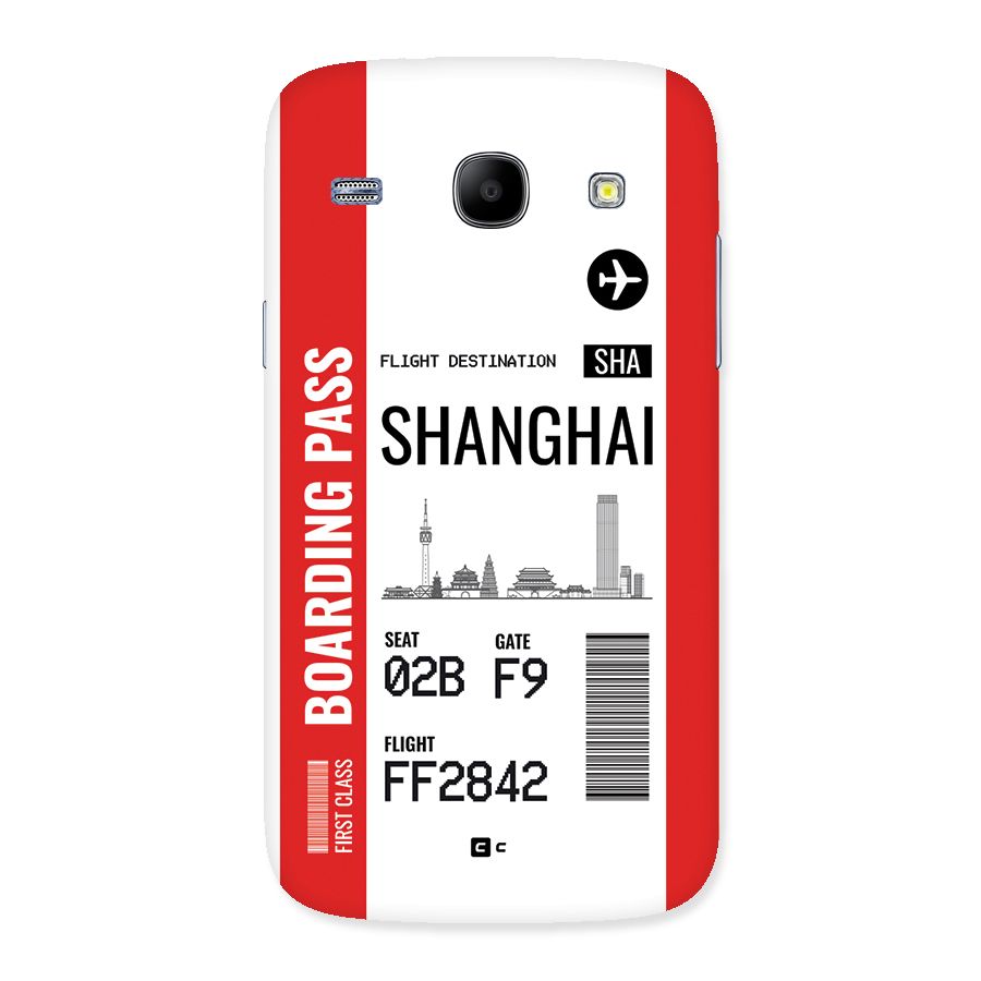 Shanghai Boarding Pass Back Case for Galaxy Core