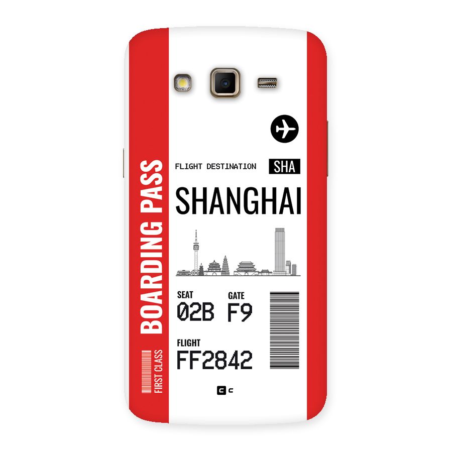 Shanghai Boarding Pass Back Case for Galaxy Grand 2