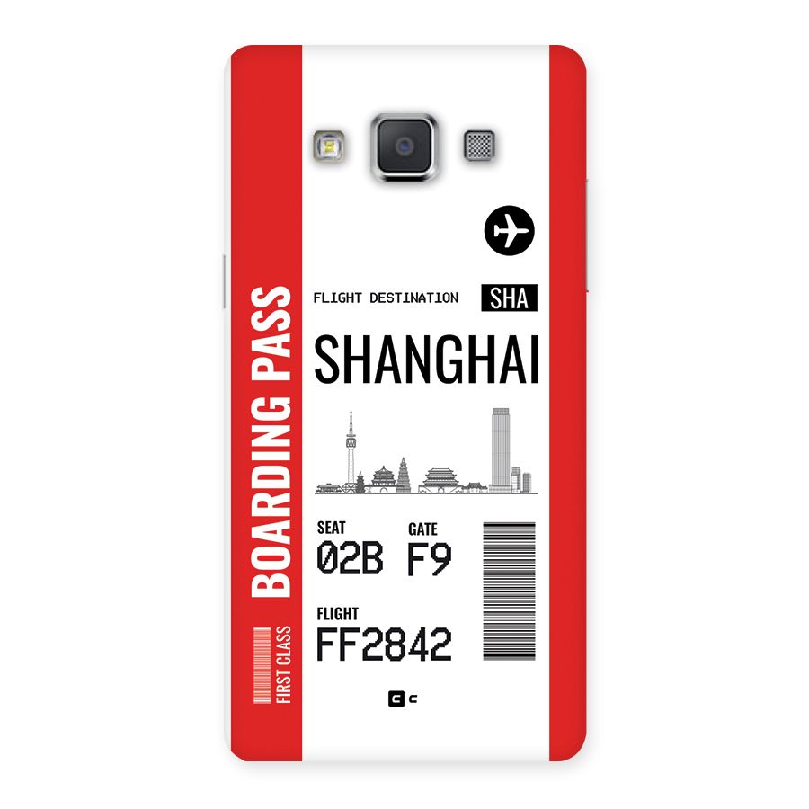 Shanghai Boarding Pass Back Case for Galaxy Grand Max