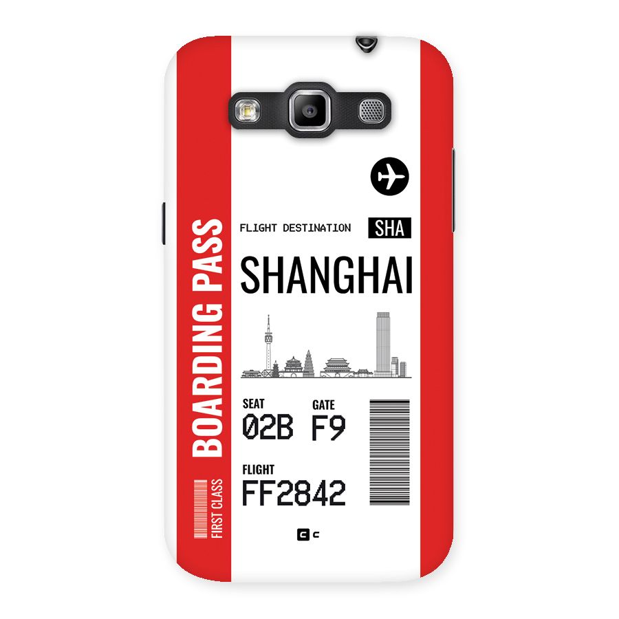 Shanghai Boarding Pass Back Case for Galaxy Grand Quattro
