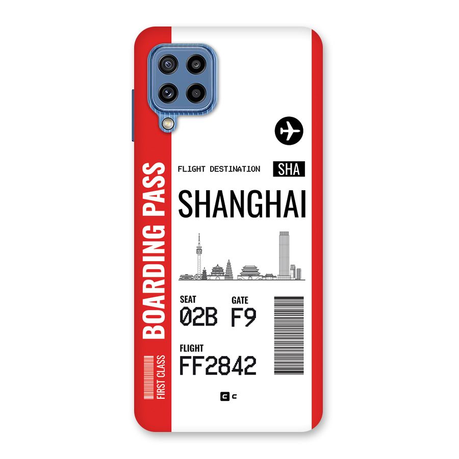 Shanghai Boarding Pass Back Case for Galaxy M32