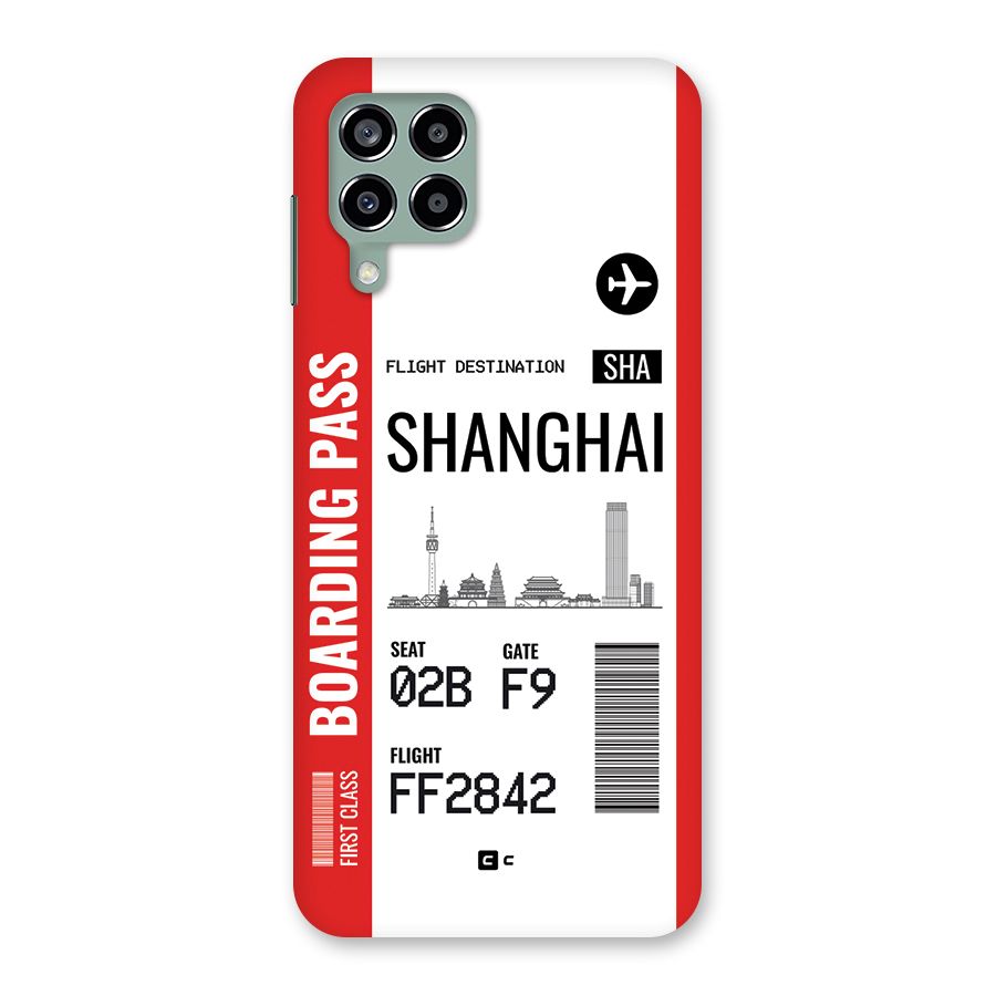 Shanghai Boarding Pass Back Case for Galaxy M33