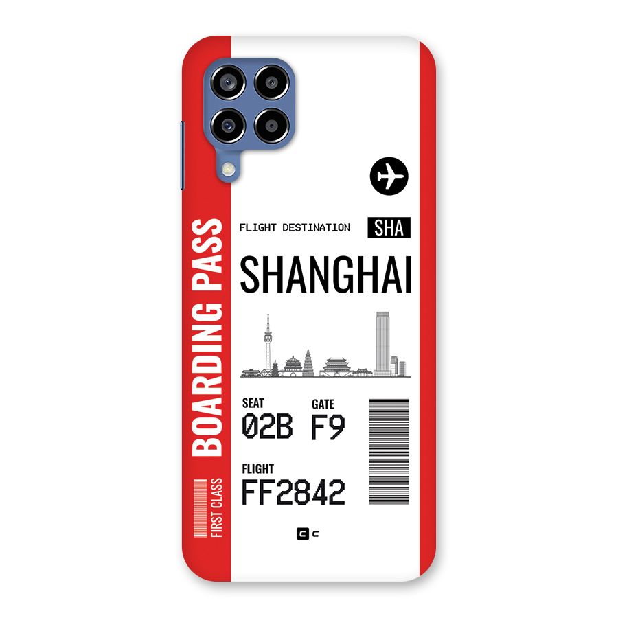 Shanghai Boarding Pass Back Case for Galaxy M53 5G
