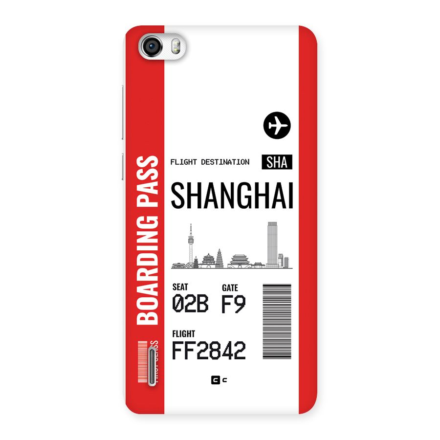 Shanghai Boarding Pass Back Case for Honor 6