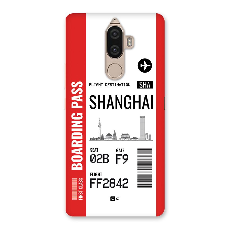 Shanghai Boarding Pass Back Case for Lenovo K8 Note