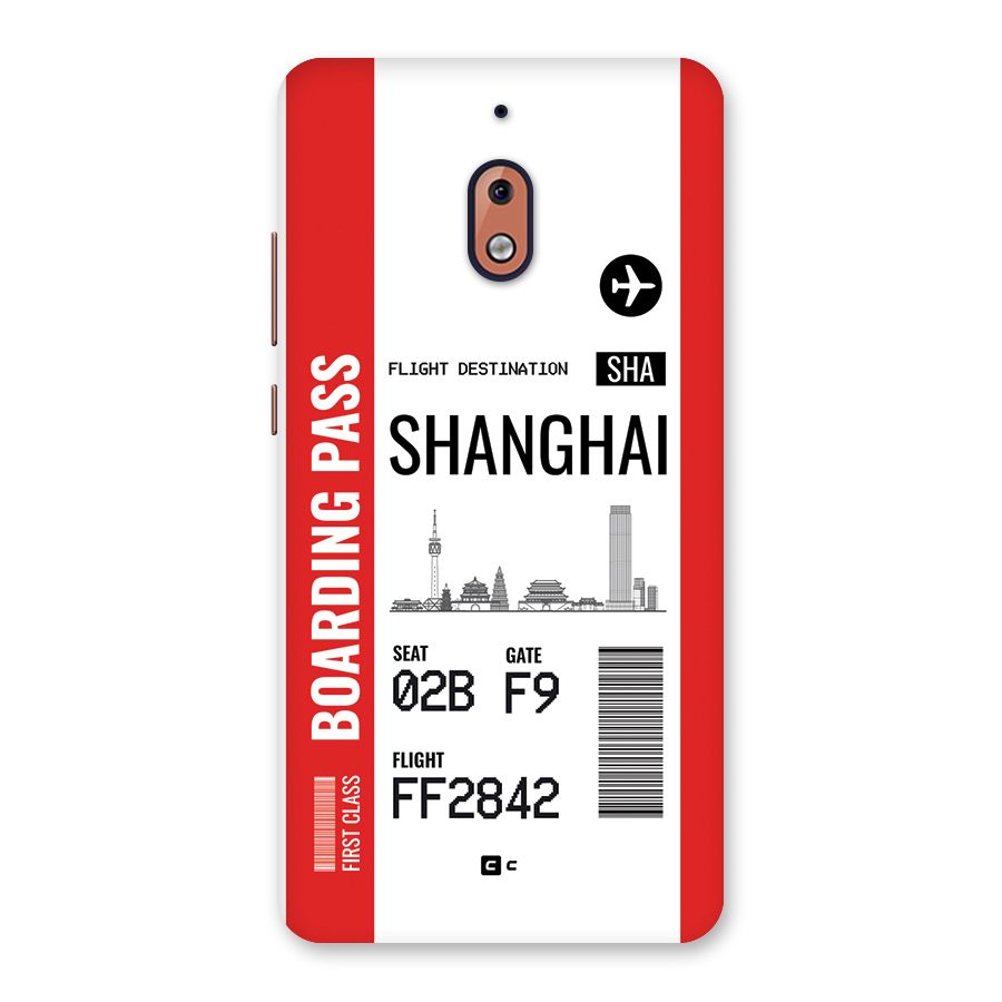 Shanghai Boarding Pass Back Case for Nokia 2.1