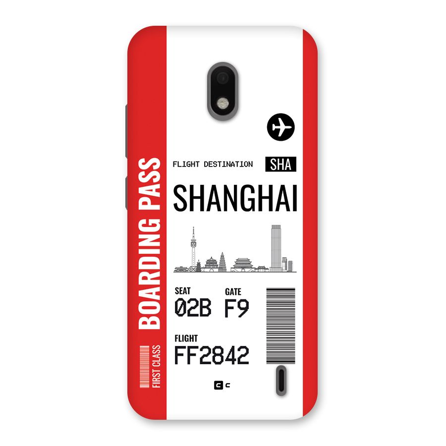 Shanghai Boarding Pass Back Case for Nokia 2.2