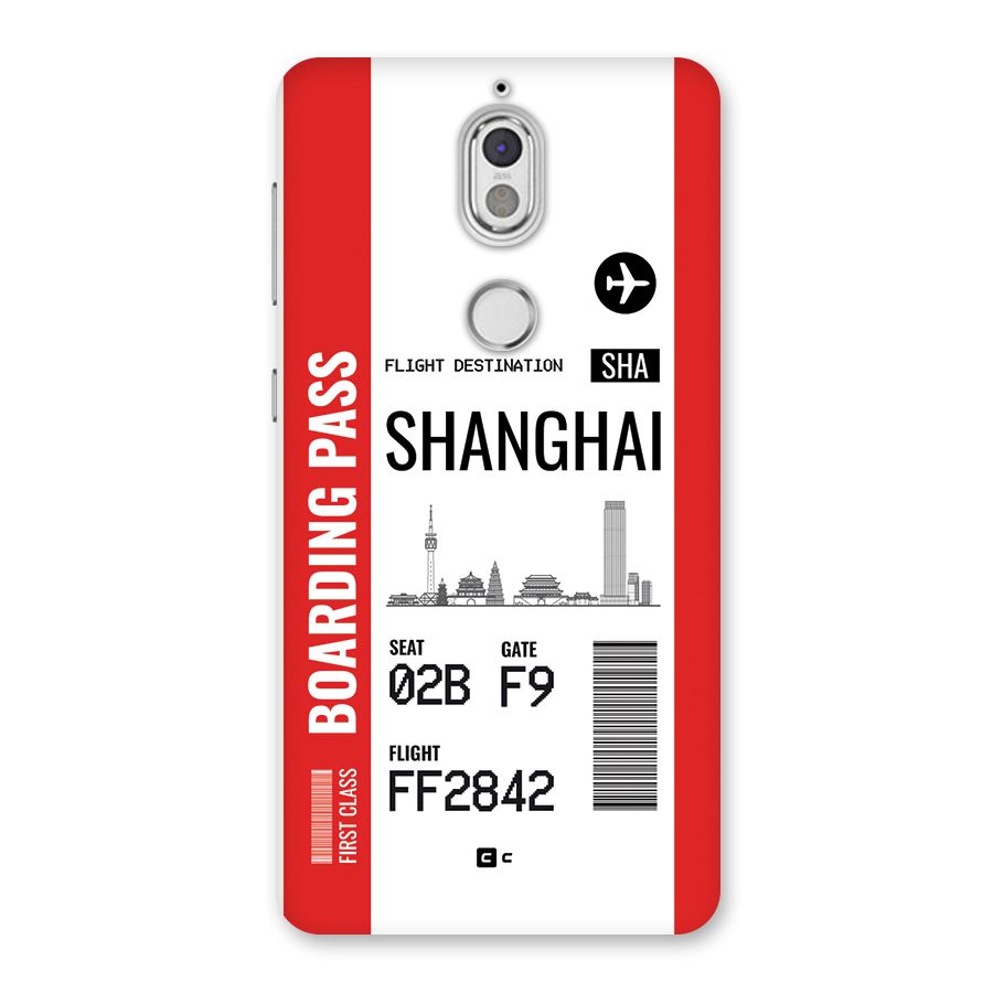 Shanghai Boarding Pass Back Case for Nokia 7