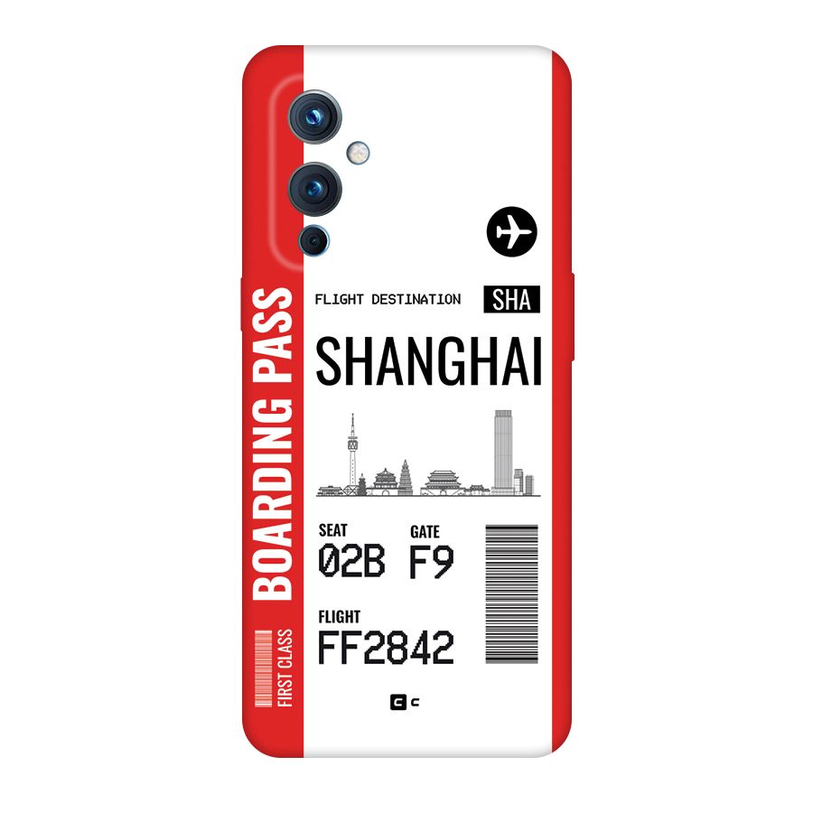 Shanghai Boarding Pass Back Case for OnePlus 9