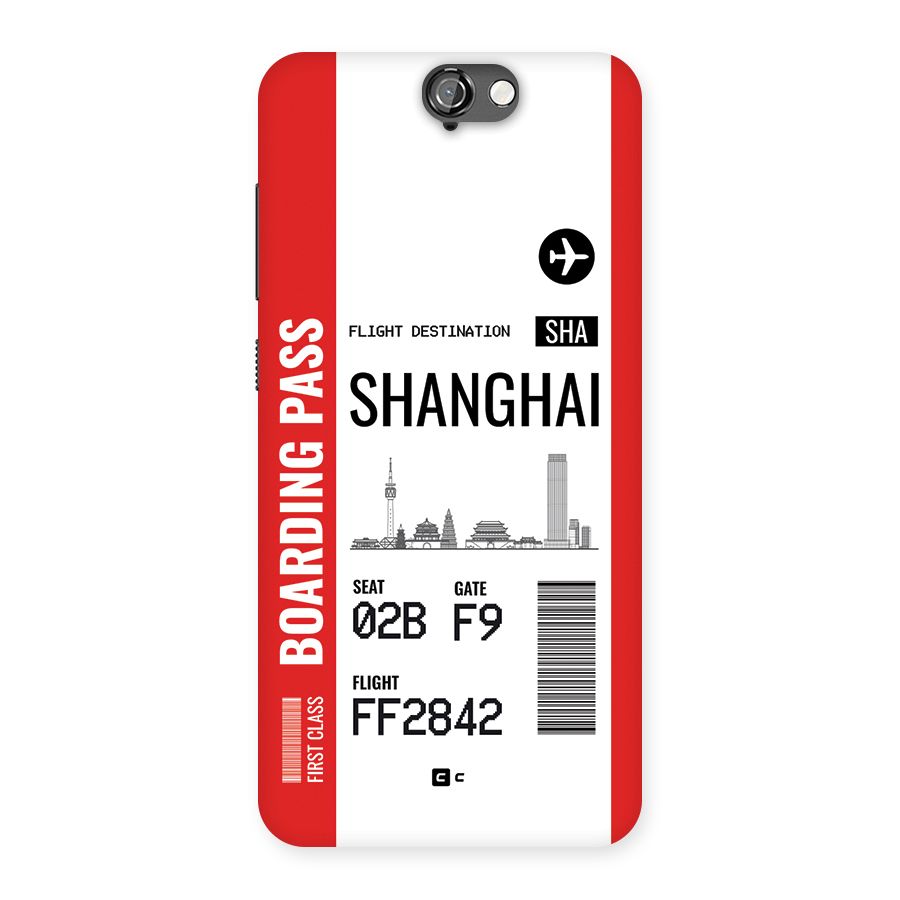 Shanghai Boarding Pass Back Case for One A9