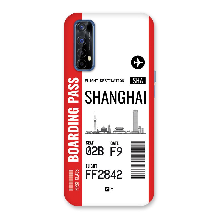 Shanghai Boarding Pass Back Case for Realme Narzo 20 Pro