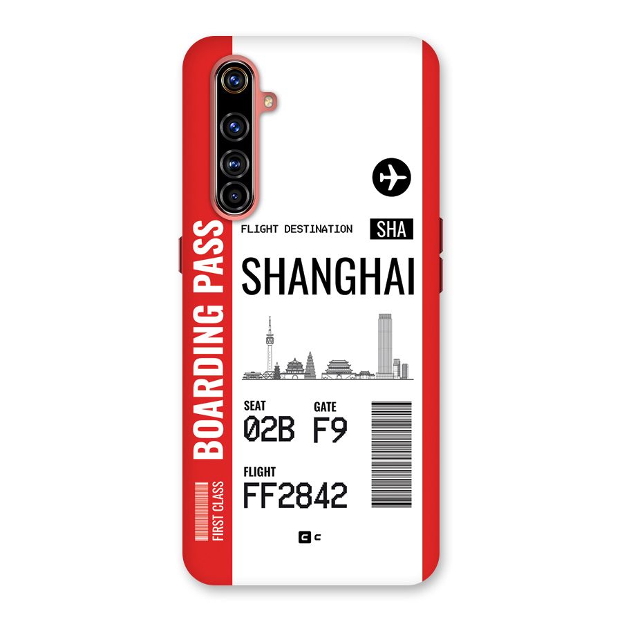Shanghai Boarding Pass Back Case for Realme X50 Pro