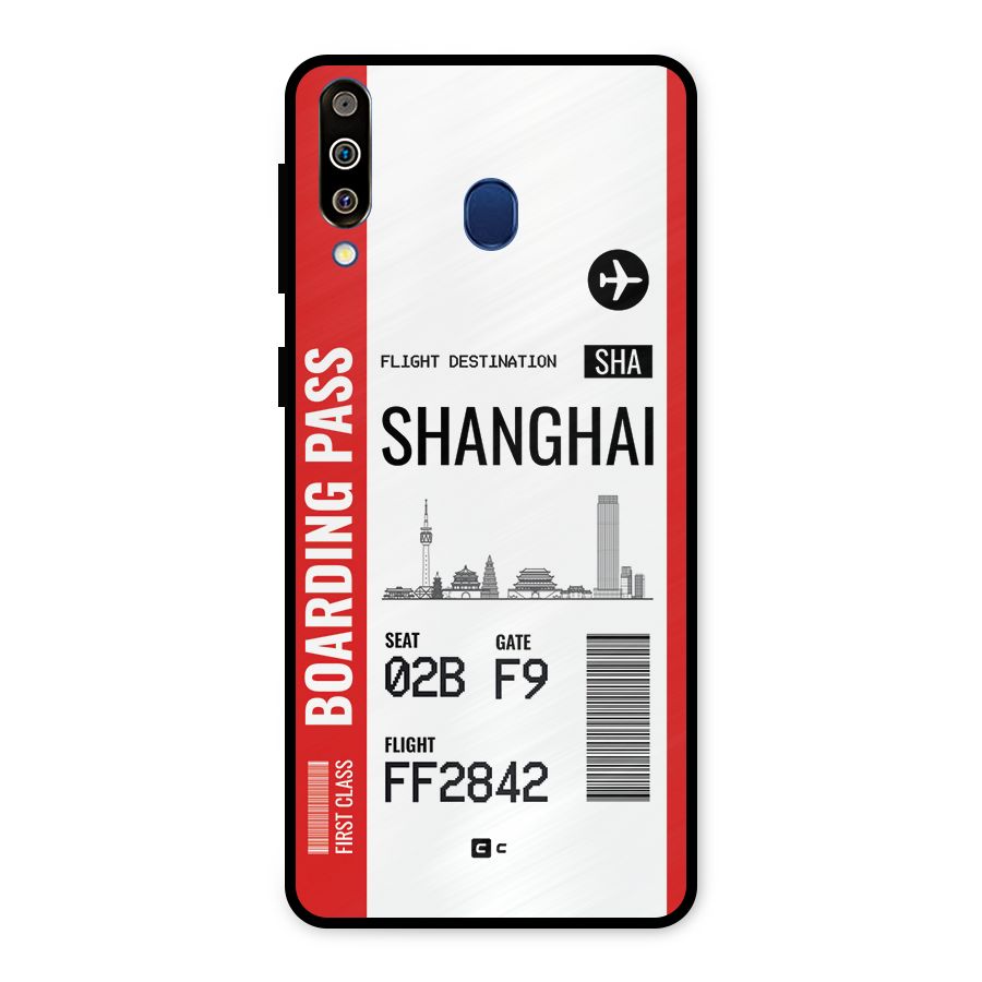 Shanghai Boarding Pass Metal Back Case for Galaxy M30