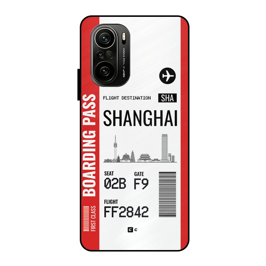 Shanghai Boarding Pass Metal Back Case for Mi 11x