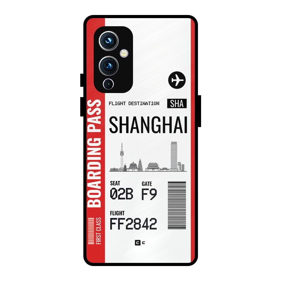 Shanghai Boarding Pass Metal Back Case for OnePlus 9