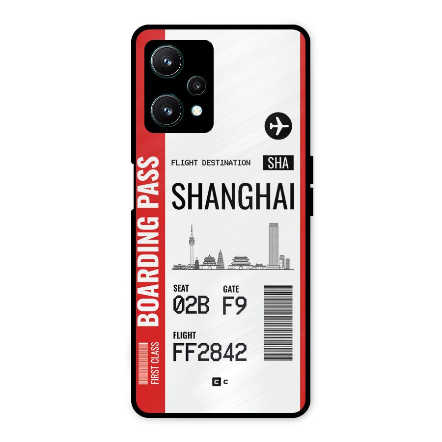 Shanghai Boarding Pass Metal Back Case for Realme 9 Pro 5G