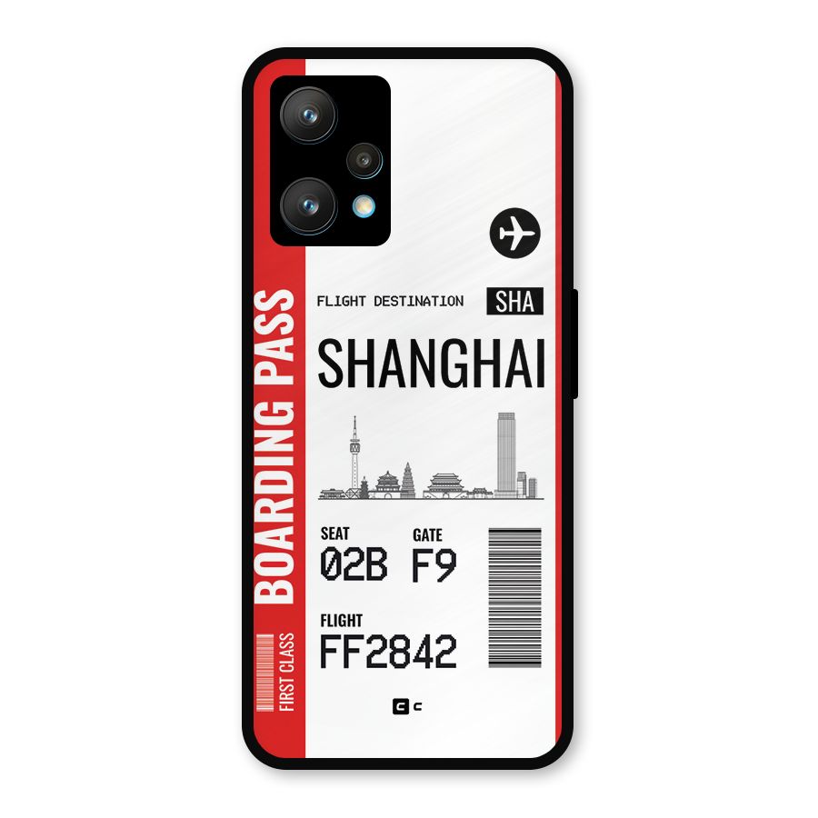 Shanghai Boarding Pass Metal Back Case for Realme 9 Pro Plus 5G