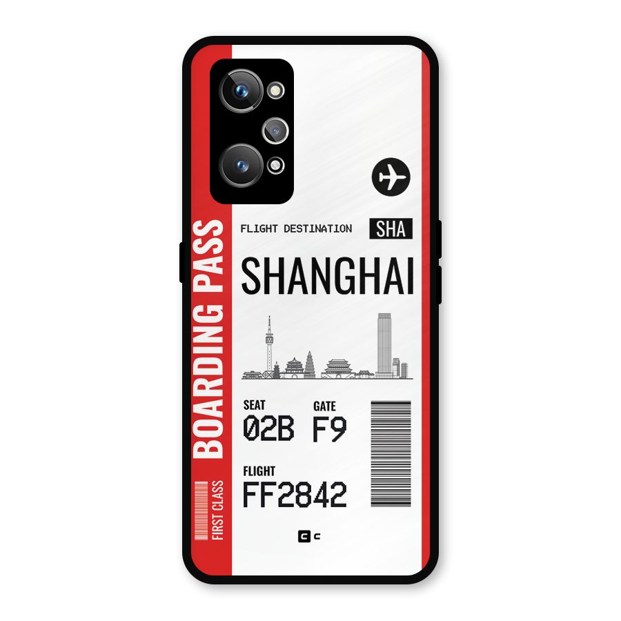 Shanghai Boarding Pass Metal Back Case for Realme GT Neo2