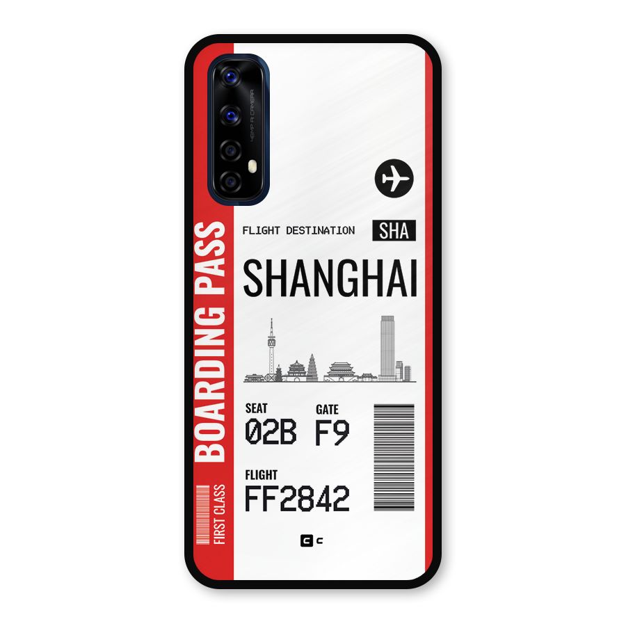 Shanghai Boarding Pass Metal Back Case for Realme Narzo 20 Pro