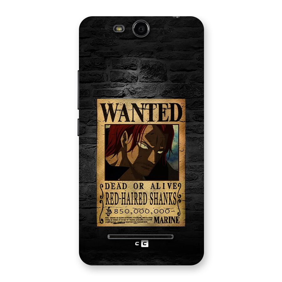 Shanks Wanted Back Case for Canvas Juice 3 Q392