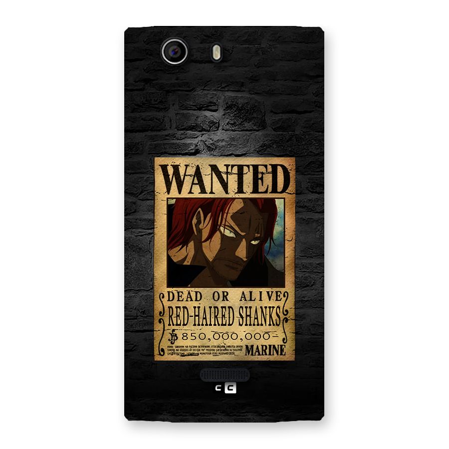 Shanks Wanted Back Case for Canvas Nitro 2 E311