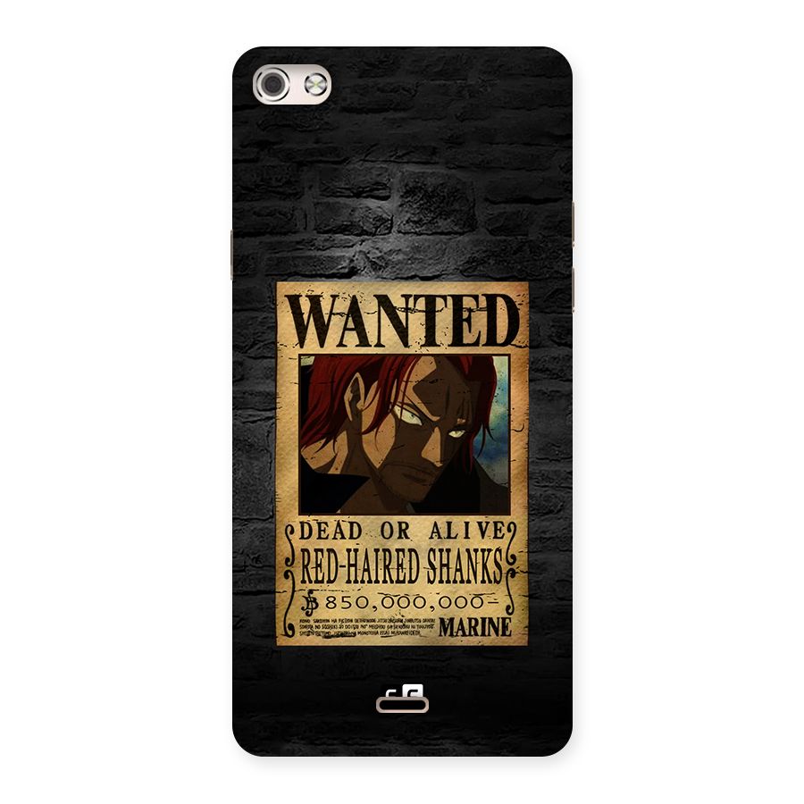 Shanks Wanted Back Case for Canvas Silver 5