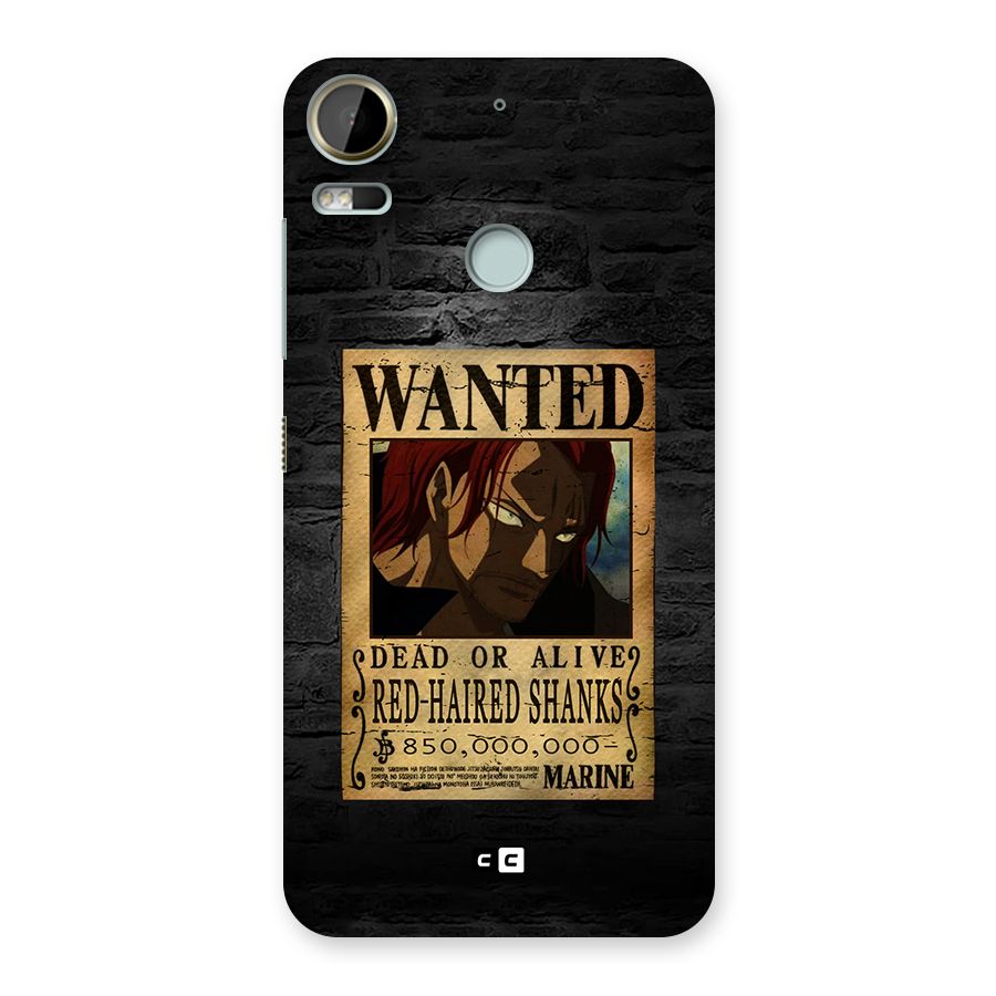 Shanks Wanted Back Case for Desire 10 Pro