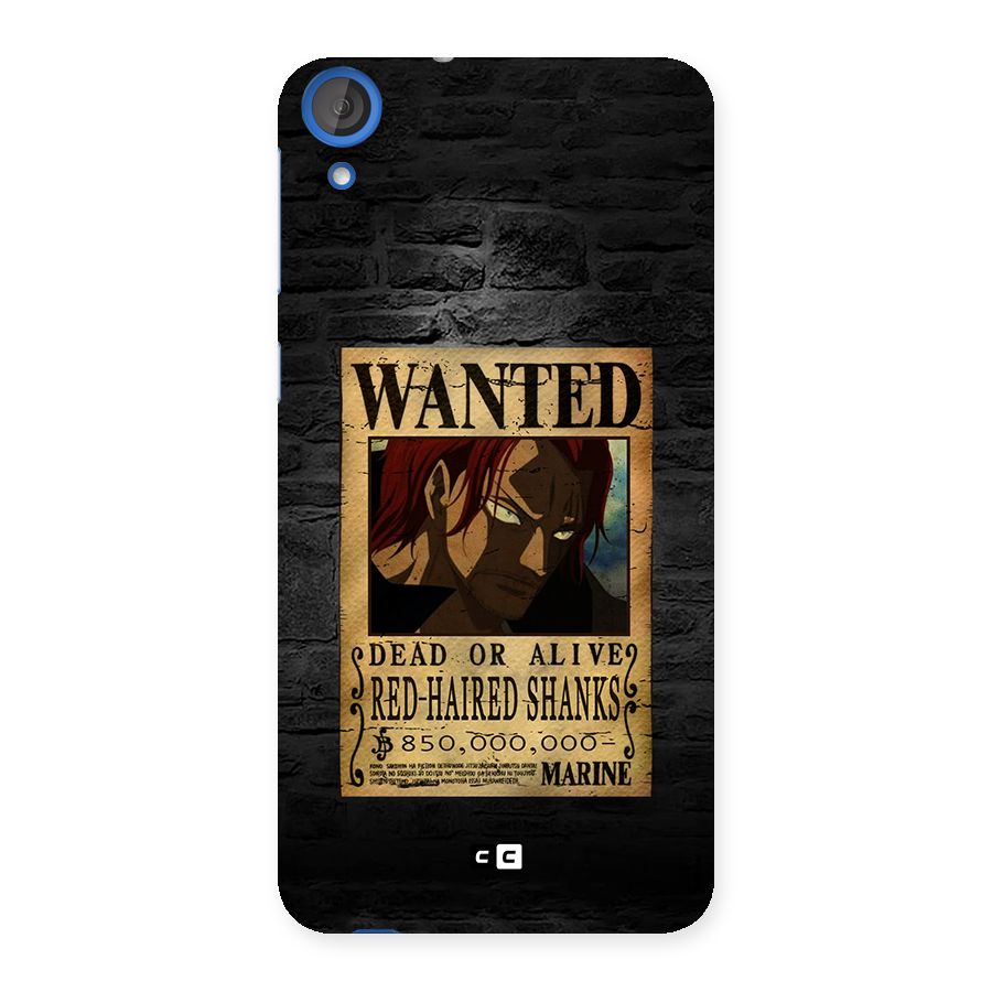 Shanks Wanted Back Case for Desire 820