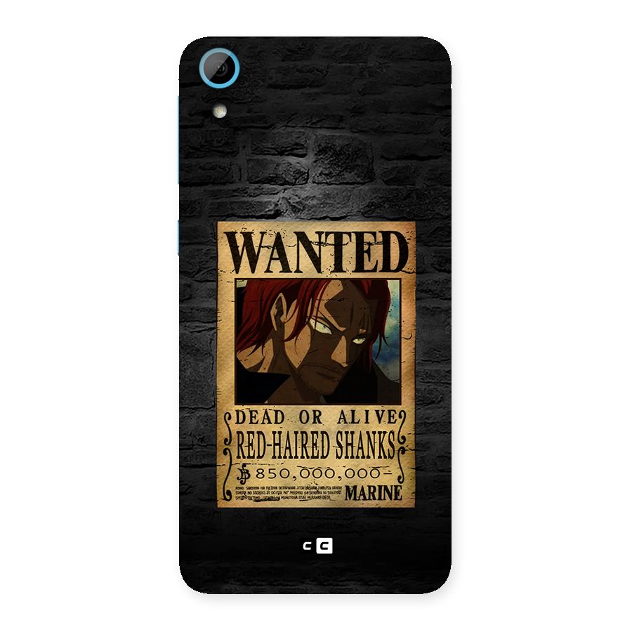 Shanks Wanted Back Case for Desire 826
