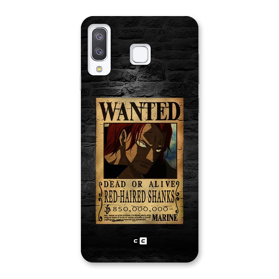 Shanks Wanted Back Case for Galaxy A8 Star