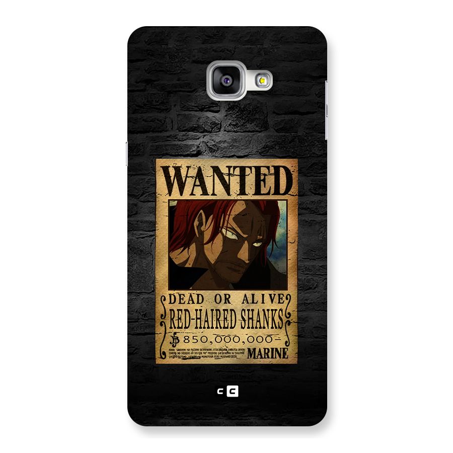 Shanks Wanted Back Case for Galaxy A9