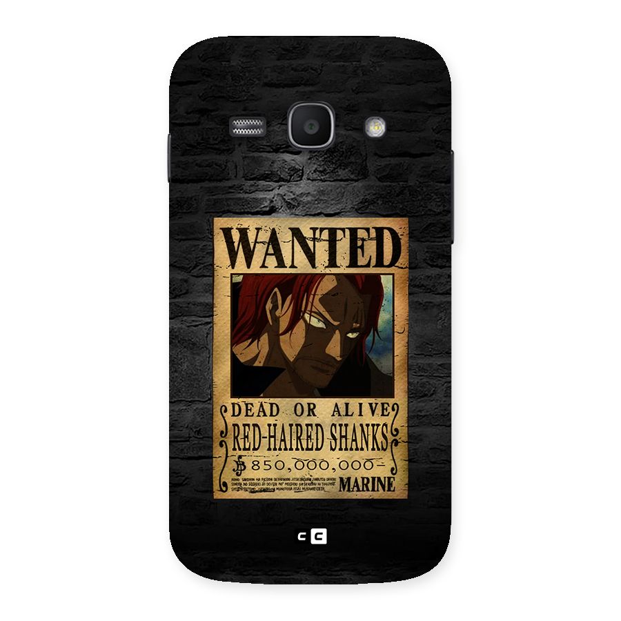 Shanks Wanted Back Case for Galaxy Ace3