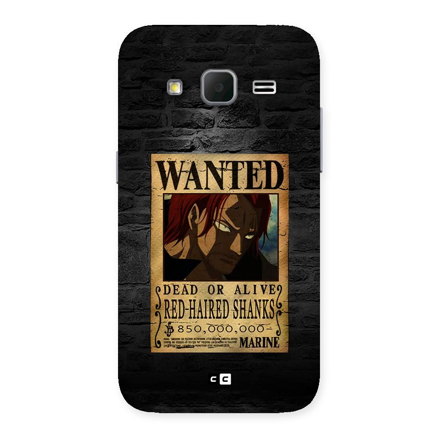 Shanks Wanted Back Case for Galaxy Core Prime