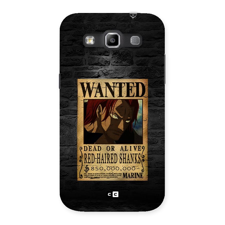 Shanks Wanted Back Case for Galaxy Grand Quattro