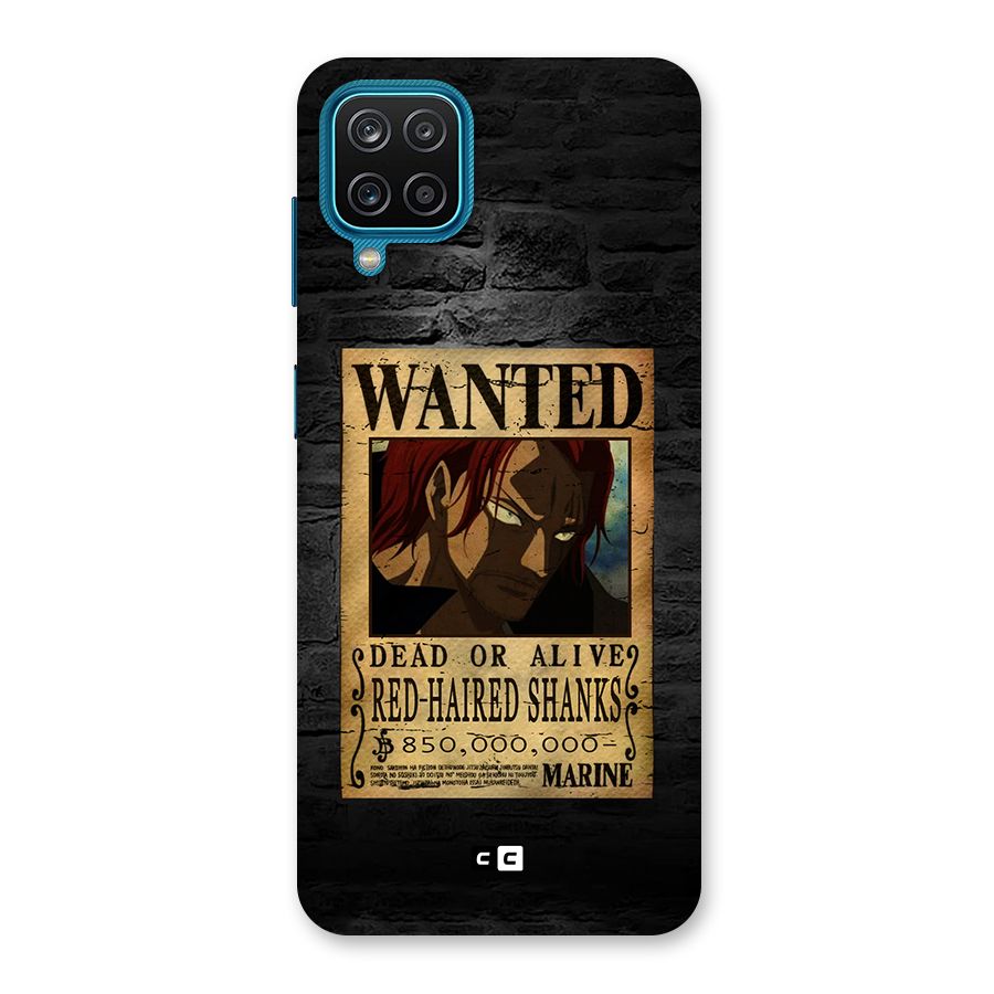 Shanks Wanted Back Case for Galaxy M12