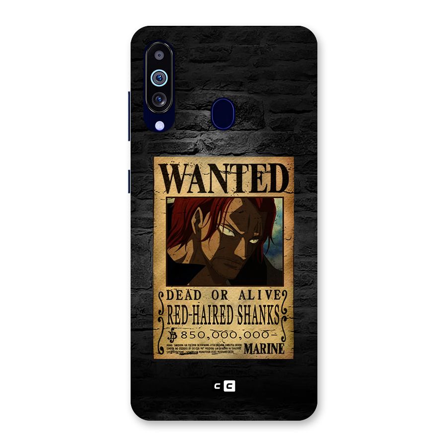 Shanks Wanted Back Case for Galaxy M40