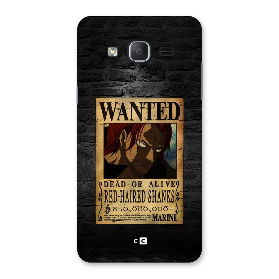 Shanks Wanted Back Case for Galaxy On7 2015