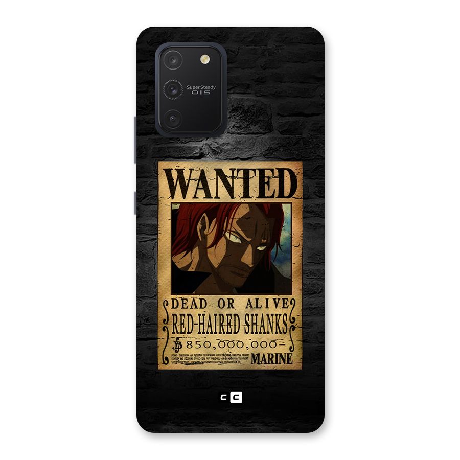 Shanks Wanted Back Case for Galaxy S10 Lite