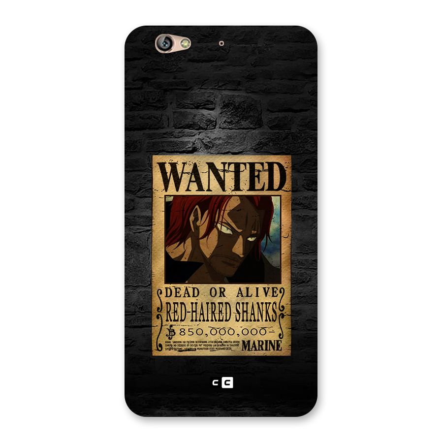 Shanks Wanted Back Case for Gionee S6