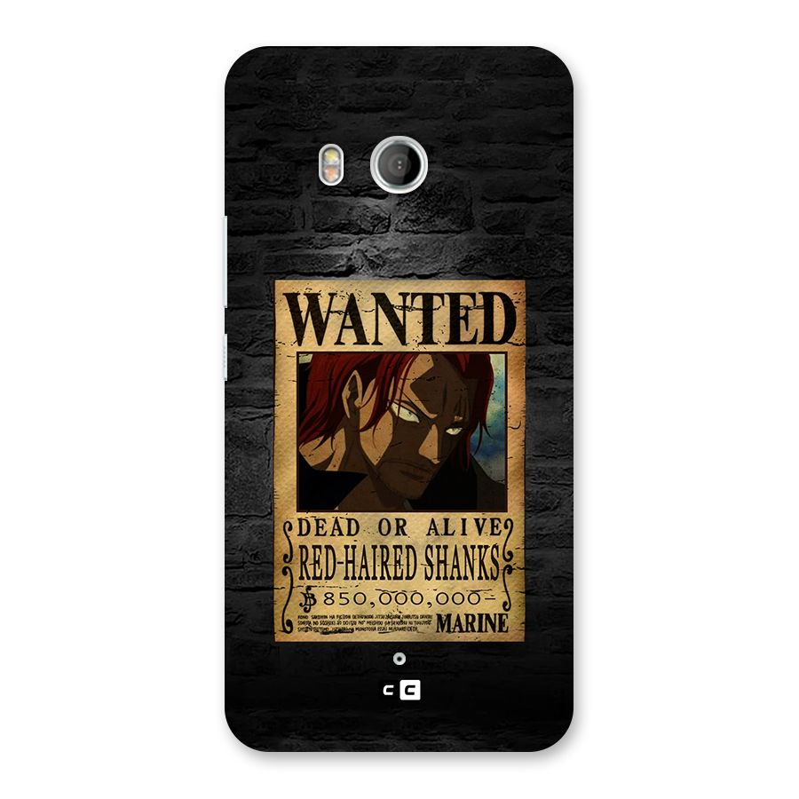 Shanks Wanted Back Case for HTC U11