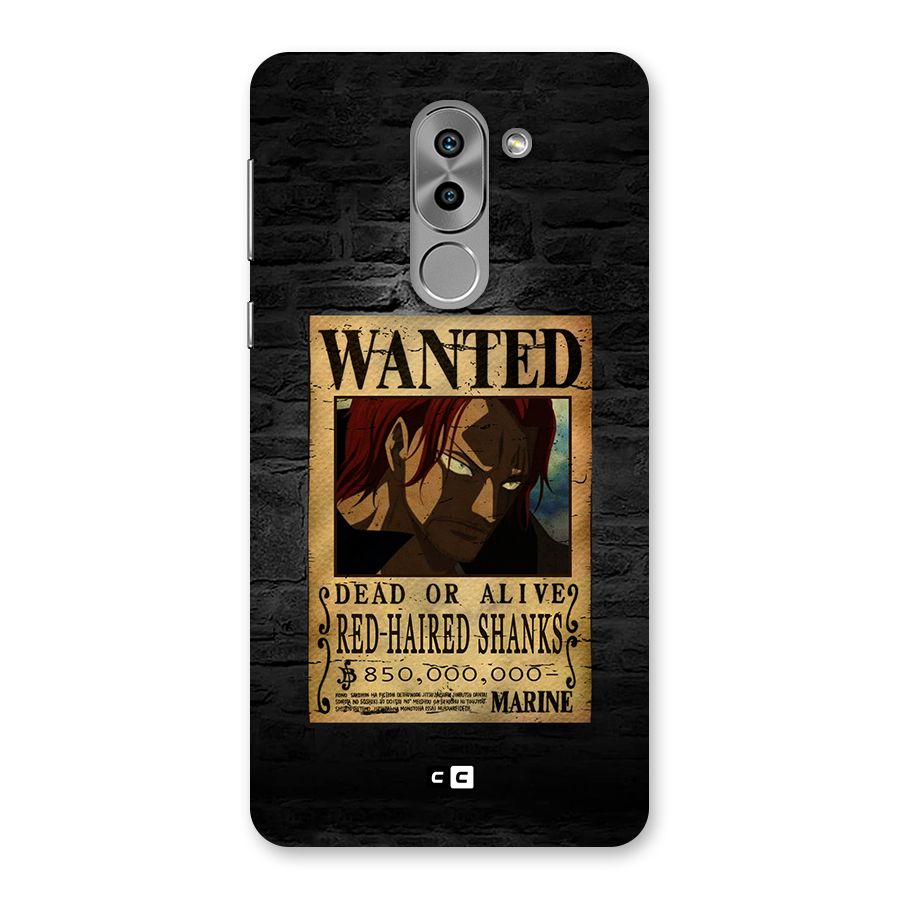 Shanks Wanted Back Case for Honor 6X