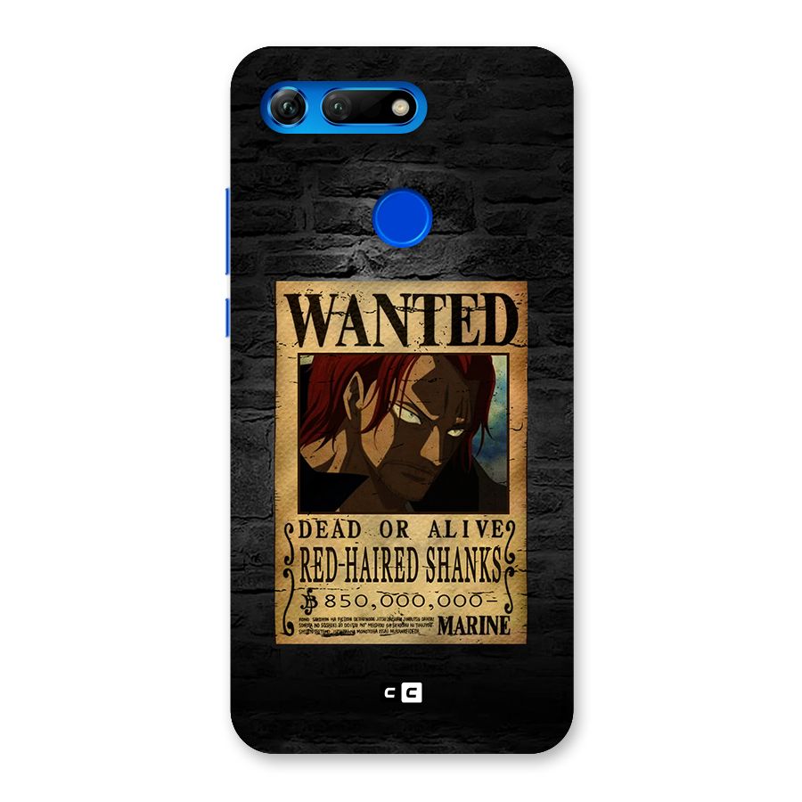 Shanks Wanted Back Case for Honor View 20